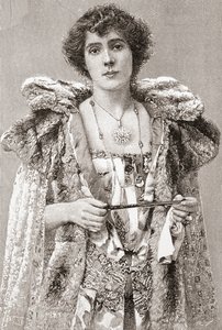 Mrs. Patrick Campbell, aus The Strand Magazine, veröffentlicht 1897