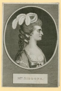 Mrs Sarah Siddons, Schauspielerin von English School
