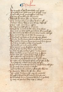Ms. New Coll 314, f90v, Die Canterbury-Erzählungen von Geoffrey Chaucer von English School