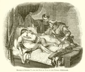 Mord an Edward V. und dem Herzog von York im Tower von English School