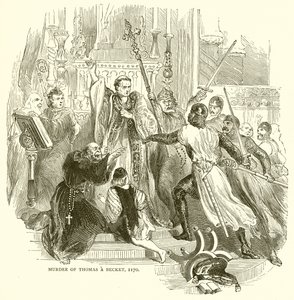 Mord an Thomas Becket, 1170 von English School
