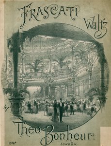 Musikalische Partitur für Frascati-Walzer von Theo Bonheur von English School