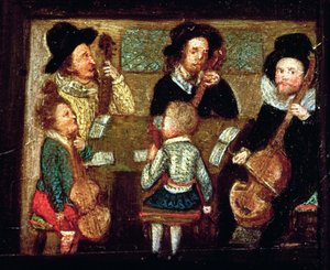 Musiker im Wadley House (Detail)