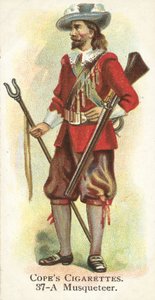 Musketier (Chromolithografie) von English School