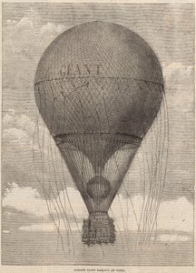 Nadars Riesenballon in Paris von English School