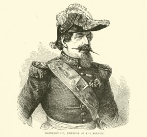 Napoleon III., Kaiser der Franzosen, Juli 1870 von English School