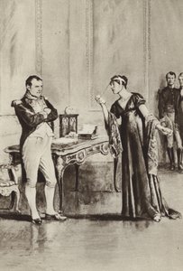 Napoleons Schwester kommt aus Haiti mit den Nachrichten des Untergangs zurück von English School
