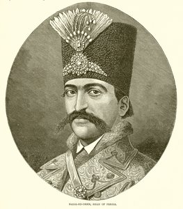 Nasser ed Deen, Schah von Persien von English School