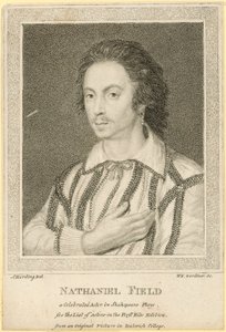 Nathaniel Field, ein berühmter Schauspieler in Shakespeare-Stücken von English School