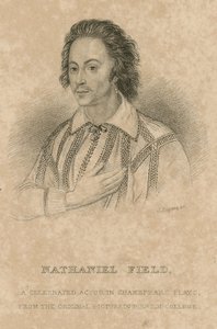 Nathaniel Field, ein berühmter Schauspieler in Shakespeare-Stücken von English School