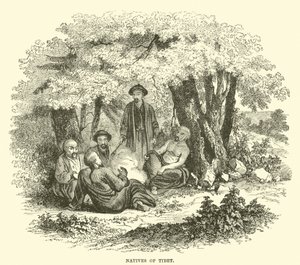 Einheimische von Tibet von English School