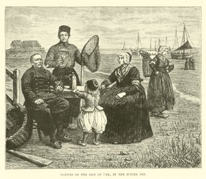 Einheimische der Insel Urk, im Zuiderzee