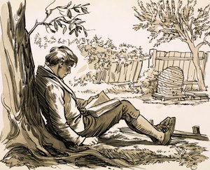 Der Naturforscher David Douglas wurde durch die Lektüre von Robinson Crusoe inspiriert von English School