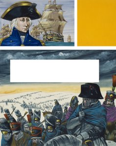 Nelson und Napoleon von English School
