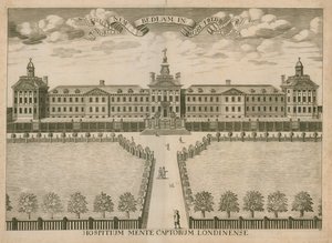 Neues Bedlam Hospital, Moorfields, London von English School