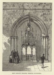 Neuer Bischofsthron, Chester Kathedrale von English School