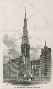Neue Kirche Allerheiligen, Margaret Street in Cavendish Square von English School