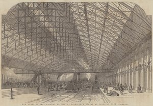 Neuer Grand Central Bahnhof, in Birmingham, am Donnerstag eröffnet von English School