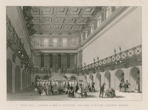 Neue Halle, London und North Western Railway Station, Euston Square, London