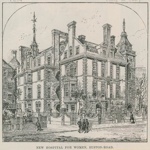 Neues Hospital für Frauen, Euston Road, London von English School