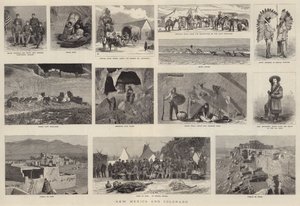 New Mexico und Colorado (Stich) von English School