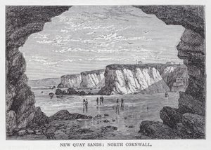 New Quay Sands, Nord-Cornwall von English School