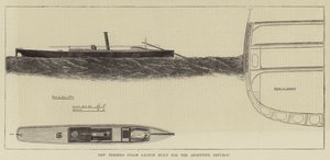 Neuer Torpedo-Dampfer für die Argentinische Republik gebaut von English School