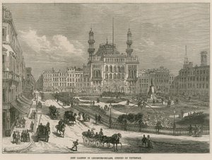 Neuer Garten im Leicester Square, London, eröffnet am Donnerstag von English School