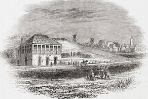 Newmarket Racecourse, Newmarket, England zur Zeit von Charles I, aus "Old England: A Pictorial Museum", veröffentlicht 1847