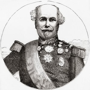 Nicolas Charles Oudinot, aus Ward und Locks Illustrierter Geschichte der Welt, veröffentlicht ca. 1882