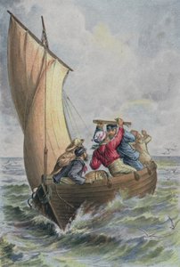 Neunzehn Tage in einem offenen Boot von English School