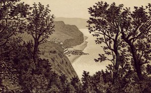 Nord-Devon: Clovelly von der Hobby Drive von English School