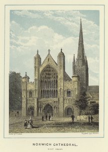Norwich Kathedrale, Westfassade von English School