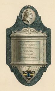 Norwood Cemetery; Grab von Francis Ascough aus Southhall, Middlesex, gestorben 1788 von English School