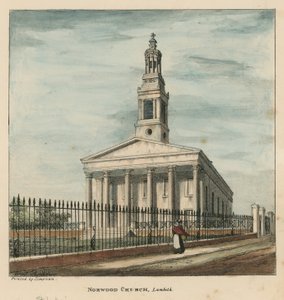 Norwood Kirche, Lambeth, London von English School