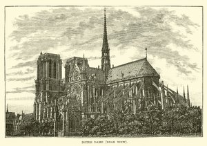Notre Dame, Rückansicht von English School