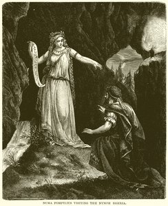 Numa Pompilius besucht die Nymphe Egeria von English School