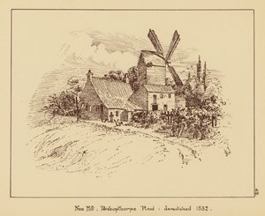 Nonnenmühle, Bishopthorpe Road, abgerissen 1882 von English School