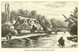 Nuneham Backwater, vom Hall Field von English School
