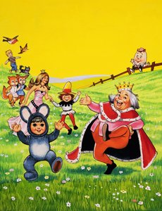 Tanzende Kinderfiguren