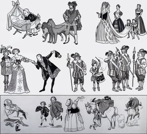 Kinderreim-Illustration