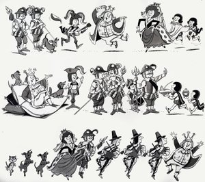 Illustrationen zu Kinderreimen