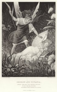 Oberon und Titania, Ein Sommernachtstraum, Akt II, Szene III von English School