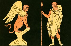 Ödipus und die Sphinx von English School
