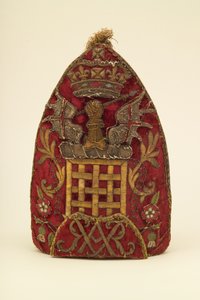 Grenadiermütze eines Offiziers, um 1708 von English School