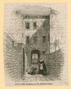 Alte Akademie in St Martins Lane, London von English School