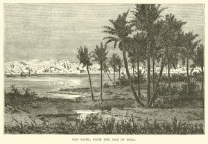 Alt-Kairo, von der Insel Roda von English School