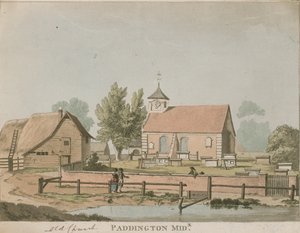 Alte Kirche, Paddington, Middlesex von English School