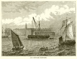 Alte Werft von Deptford von English School