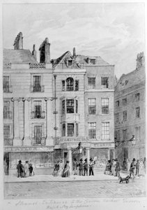 Alter Eingang zur Crown and Anchor Taverne, 1851